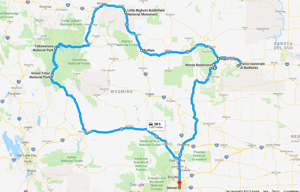 USA on the road: itinerario del Nord Ovest (da Denver)